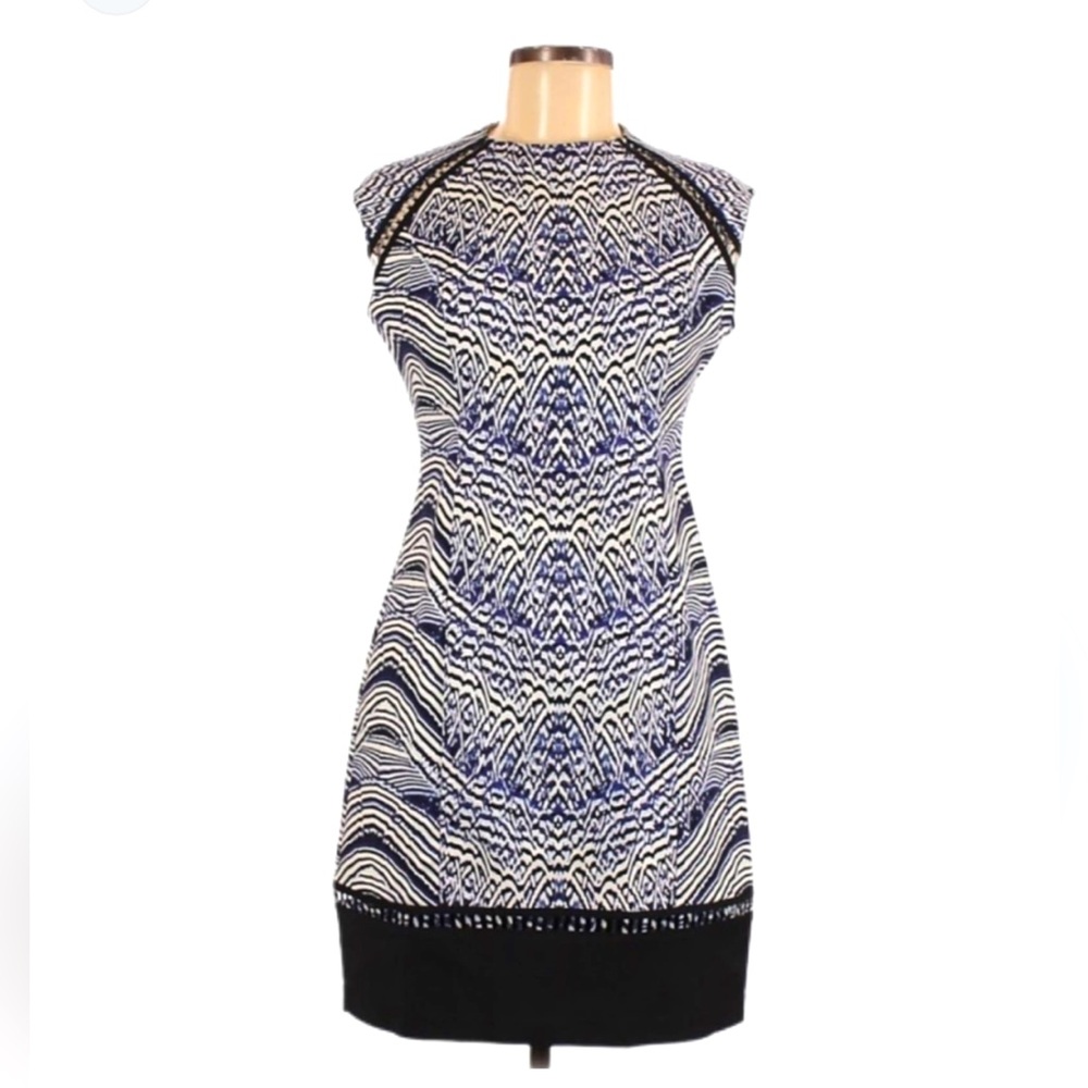 SACHIN + BABI Inkblot Print Shift Dress ✨ Size 2
